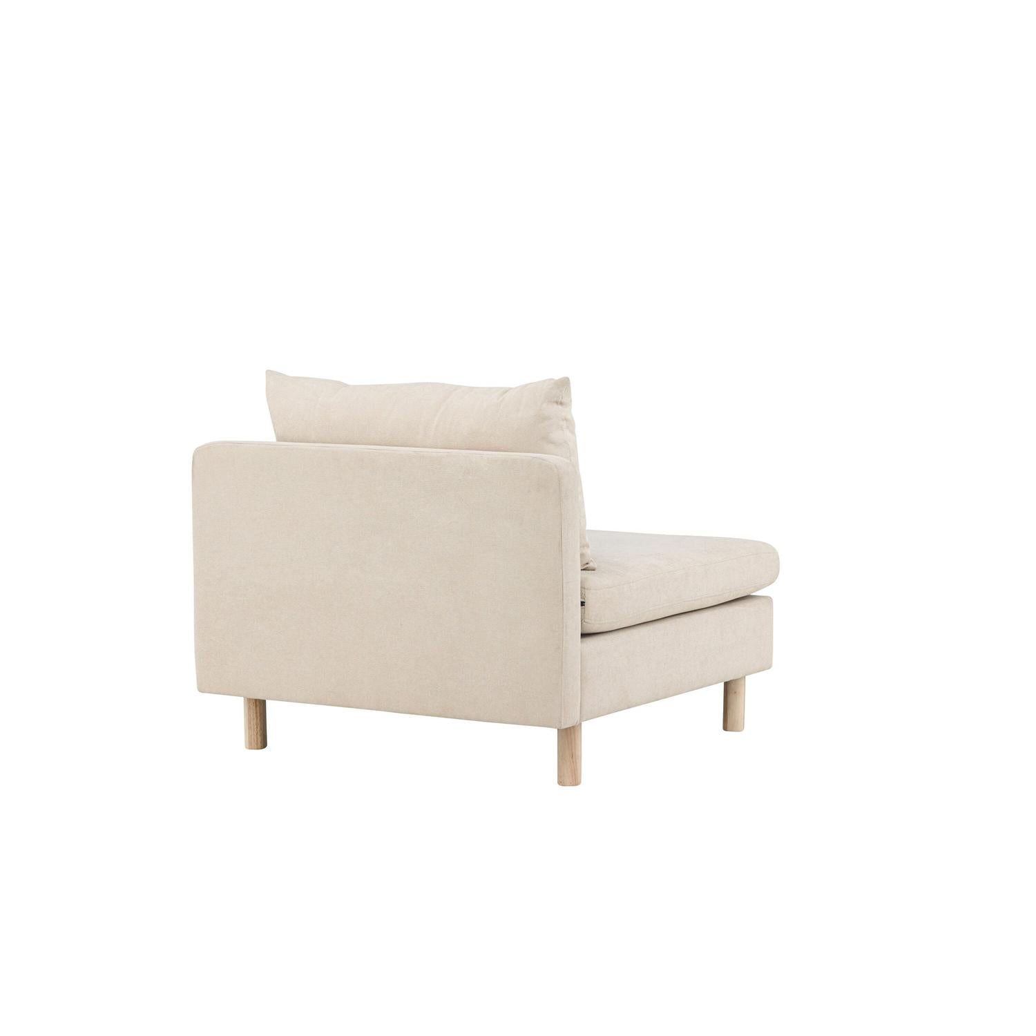 Einzelsofa Zero - Beige-Einzelsofas-Venture Home-le canapé