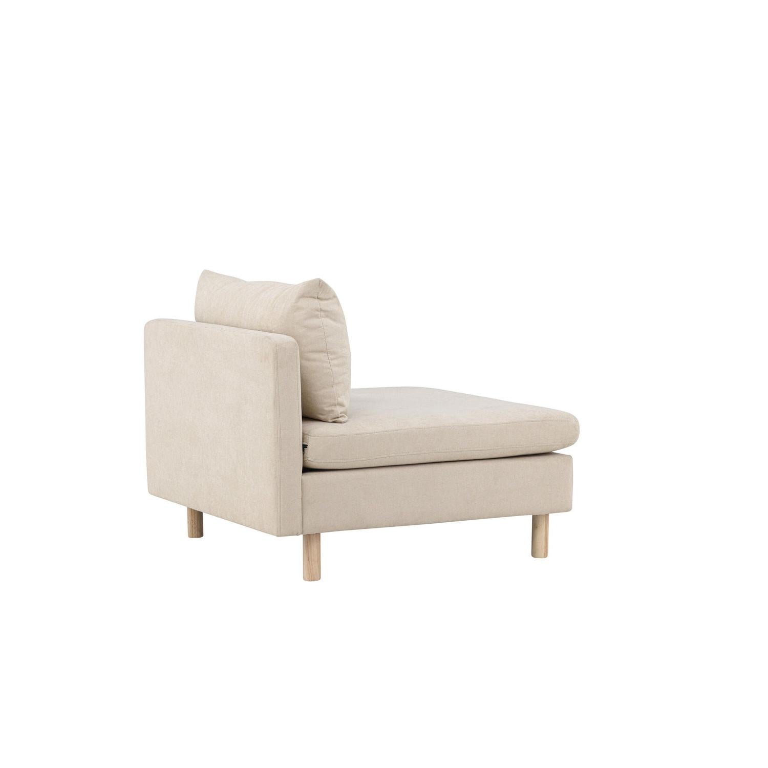 Einzelsofa Zero - Beige-Einzelsofas-Venture Home-le canapé
