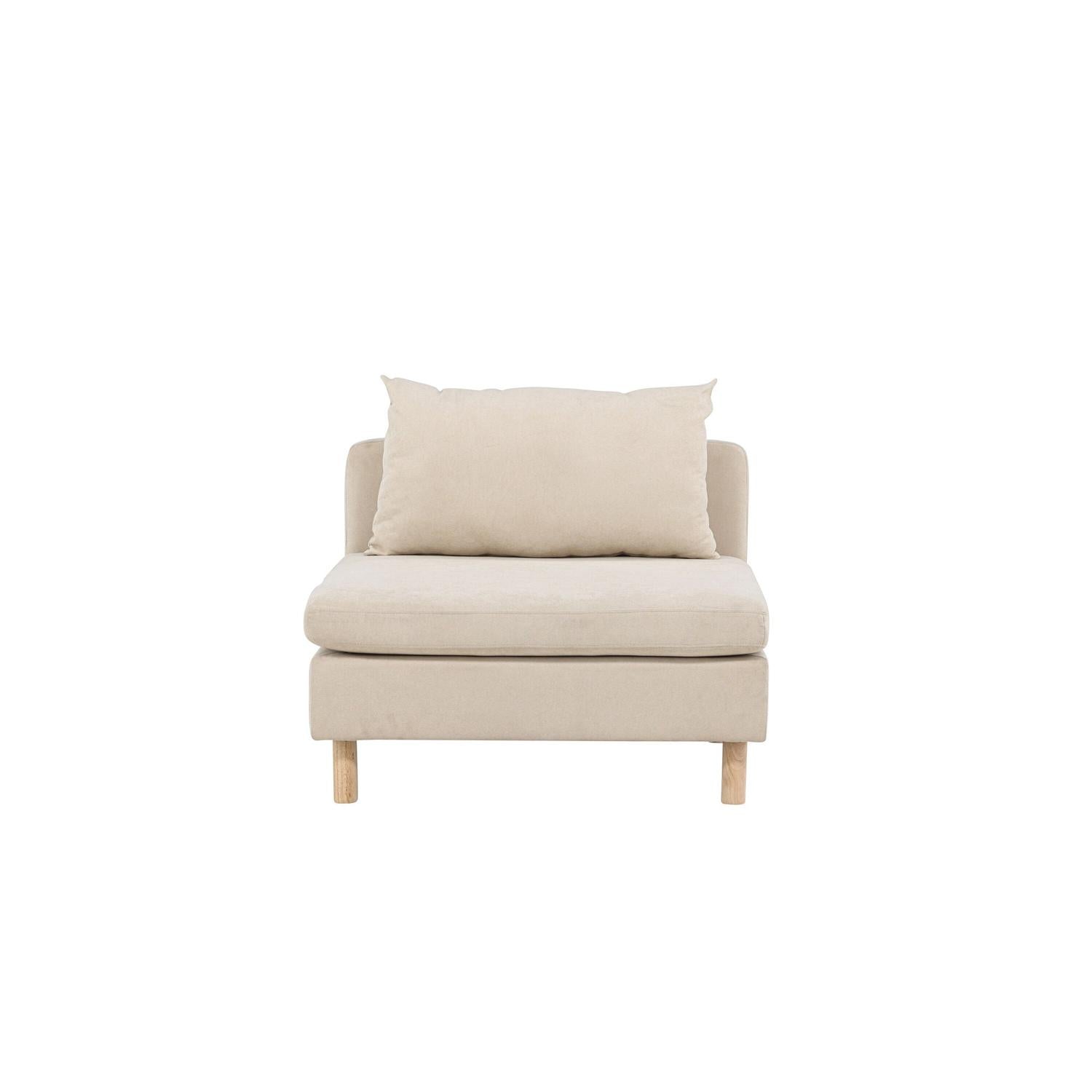 Einzelsofa Zero - Beige-Einzelsofas-Venture Home-le canapé
