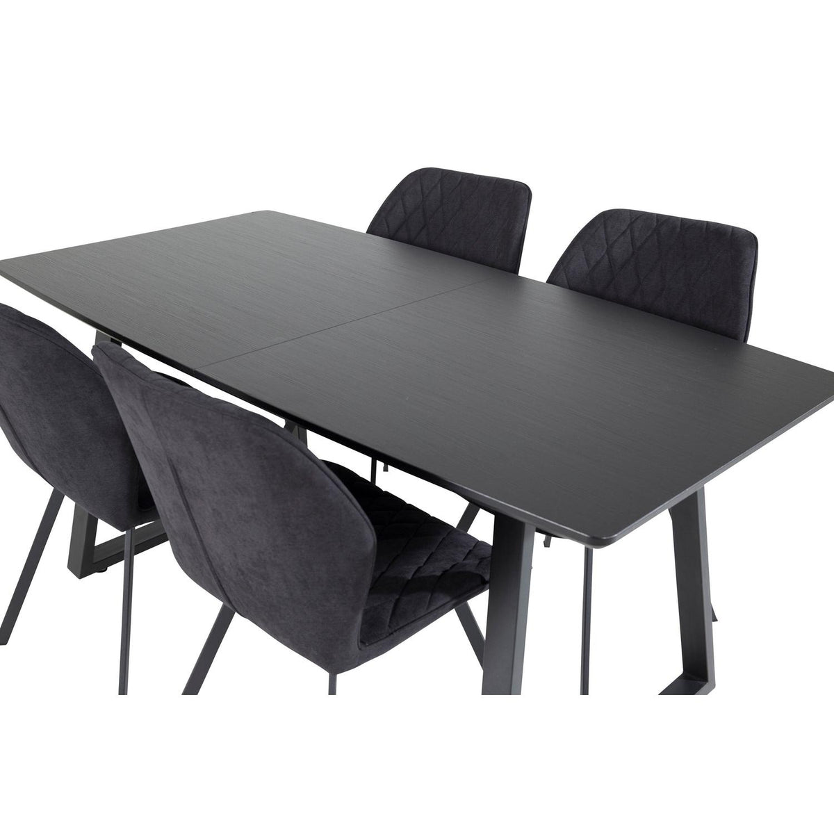 Essgruppe Esstisch 160*85cm Inca mit Stühlen Gemma-Essgruppen-Venture Home-le canapé