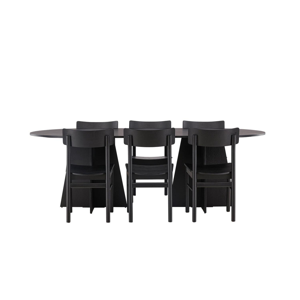 Essgruppe Esstisch Bootcut 230*115cm mit Stühlen Montros-Essgruppen-Venture Home-le canapé