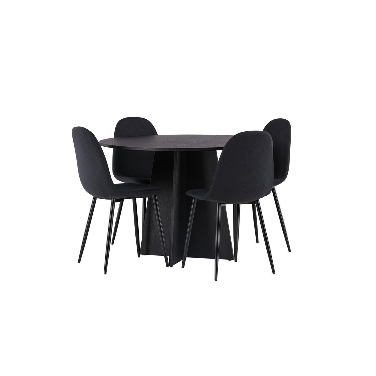 Essgruppe Esstisch Bootcut Ø110cm mit Stühlen Polar-Essgruppen-Venture Home-le canapé