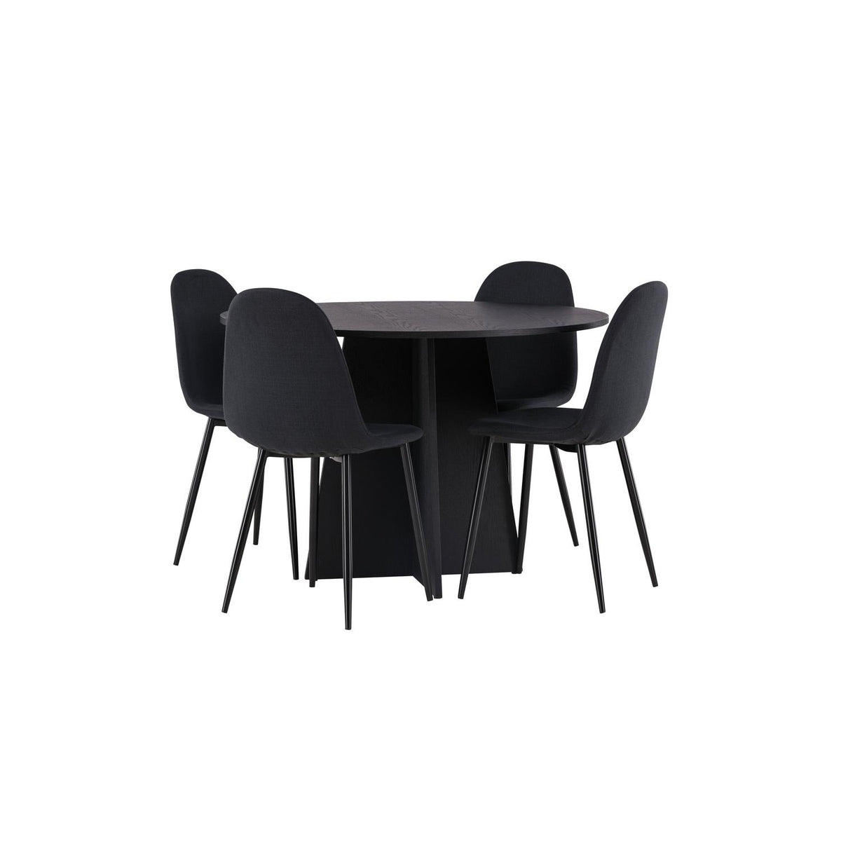 Essgruppe Esstisch Bootcut Ø110cm mit Stühlen Polar-Essgruppen-Venture Home-le canapé