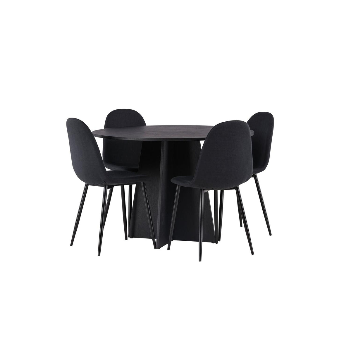 Essgruppe Esstisch Bootcut Ø110cm mit Stühlen Polar-Essgruppen-Venture Home-le canapé