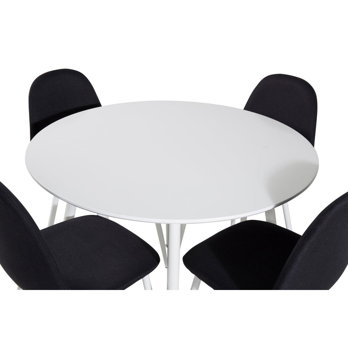 Essgruppe Esstisch Plaza Ø100cm mit Stühlen Polar-Essgruppen-Venture Home-le canapé