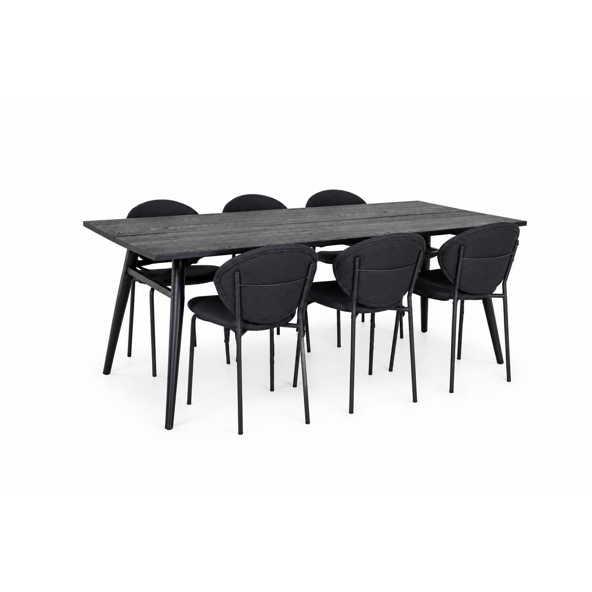 Essgruppe Esstisch Sleek 195*95cm mit Stühlen Vault-Essgruppen-Venture Home-le canapé