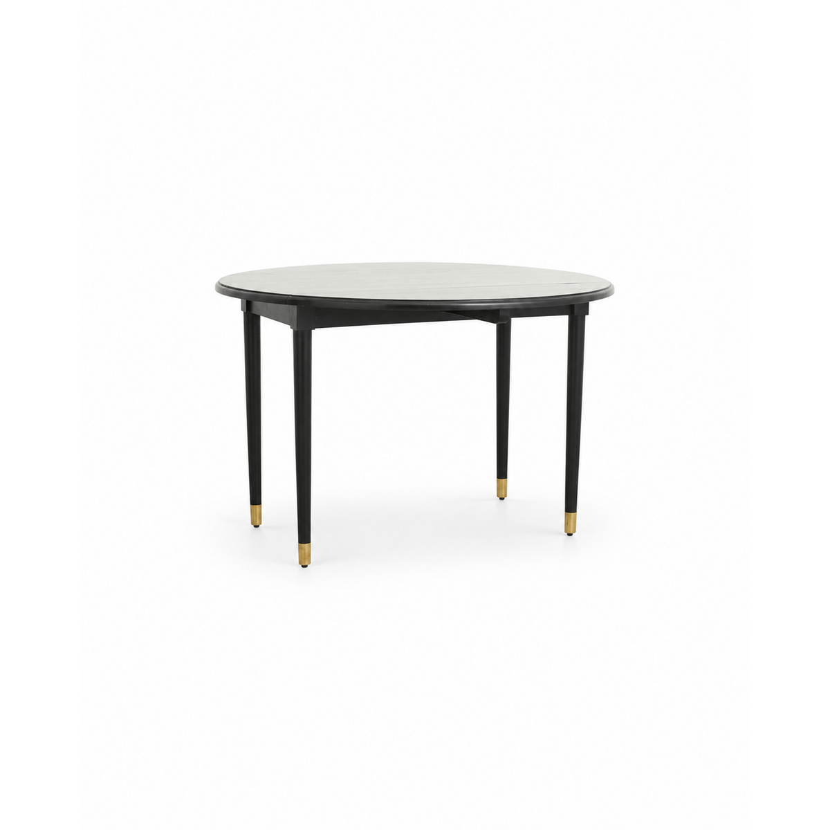 Esstisch AHR klappbar Ø119cm aus Massivholz - Schwarz-Esstische Rund-Nordal A/S-le canapé
