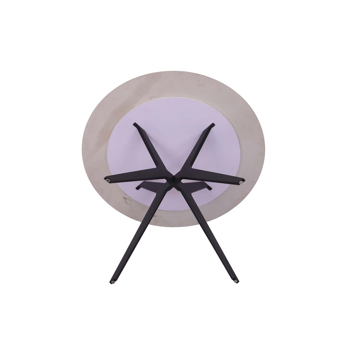 Esstisch Apollo Ø110cm mit Steinplatte - Weiß-Esstisch Rund-Rousseau-le canapé