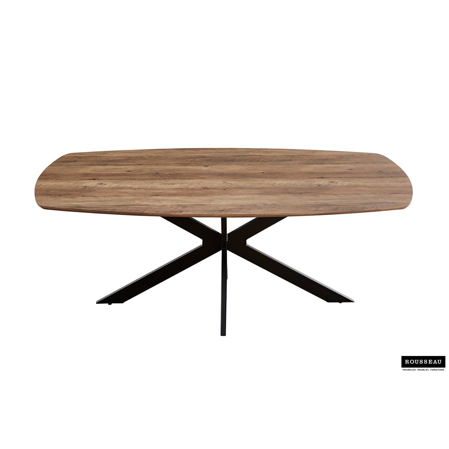 Esstisch Aziz 200cm Oval - Braun-Esstisch Oval-Rousseau-le canapé