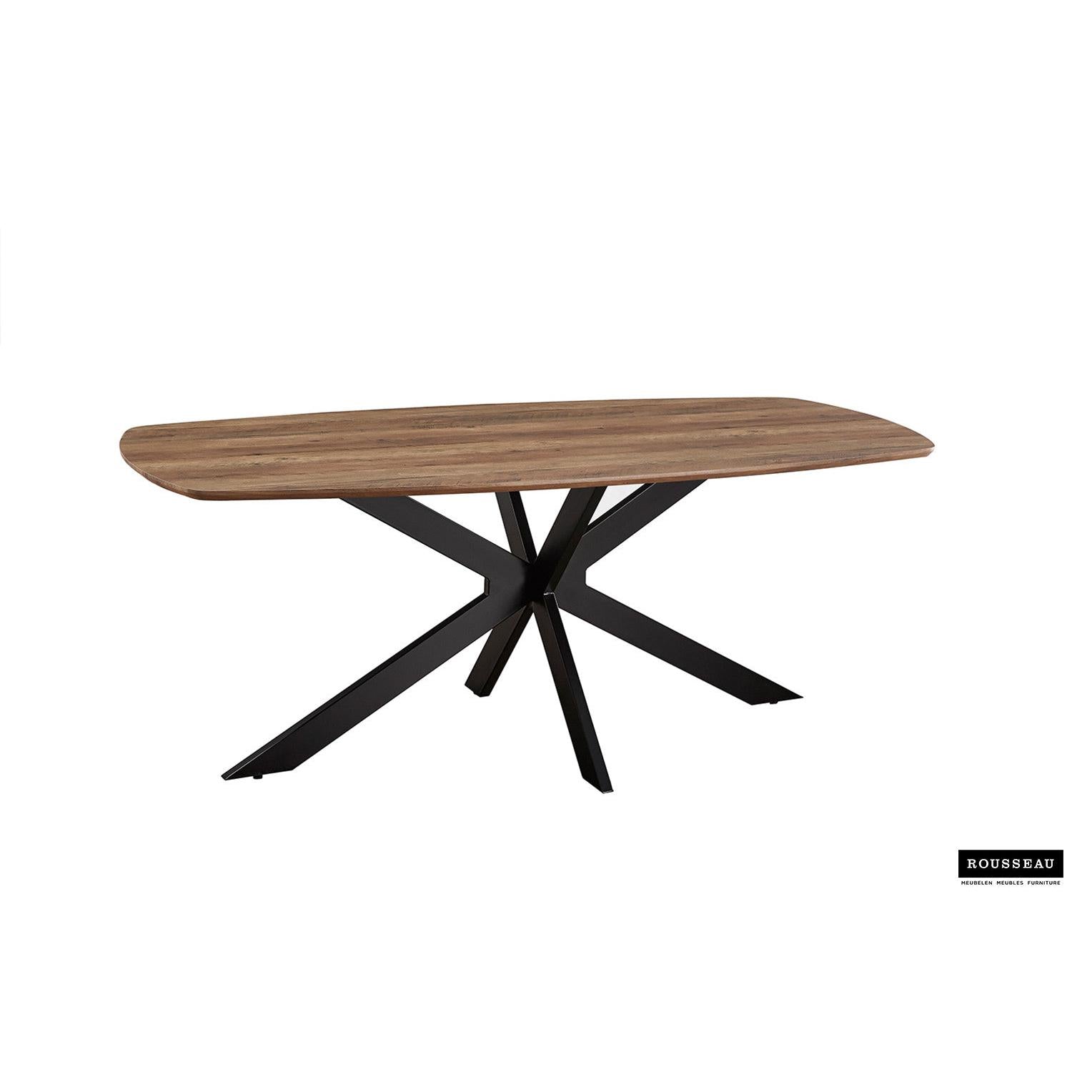 Esstisch Aziz 200cm Oval - Braun-Esstisch Oval-Rousseau-le canapé