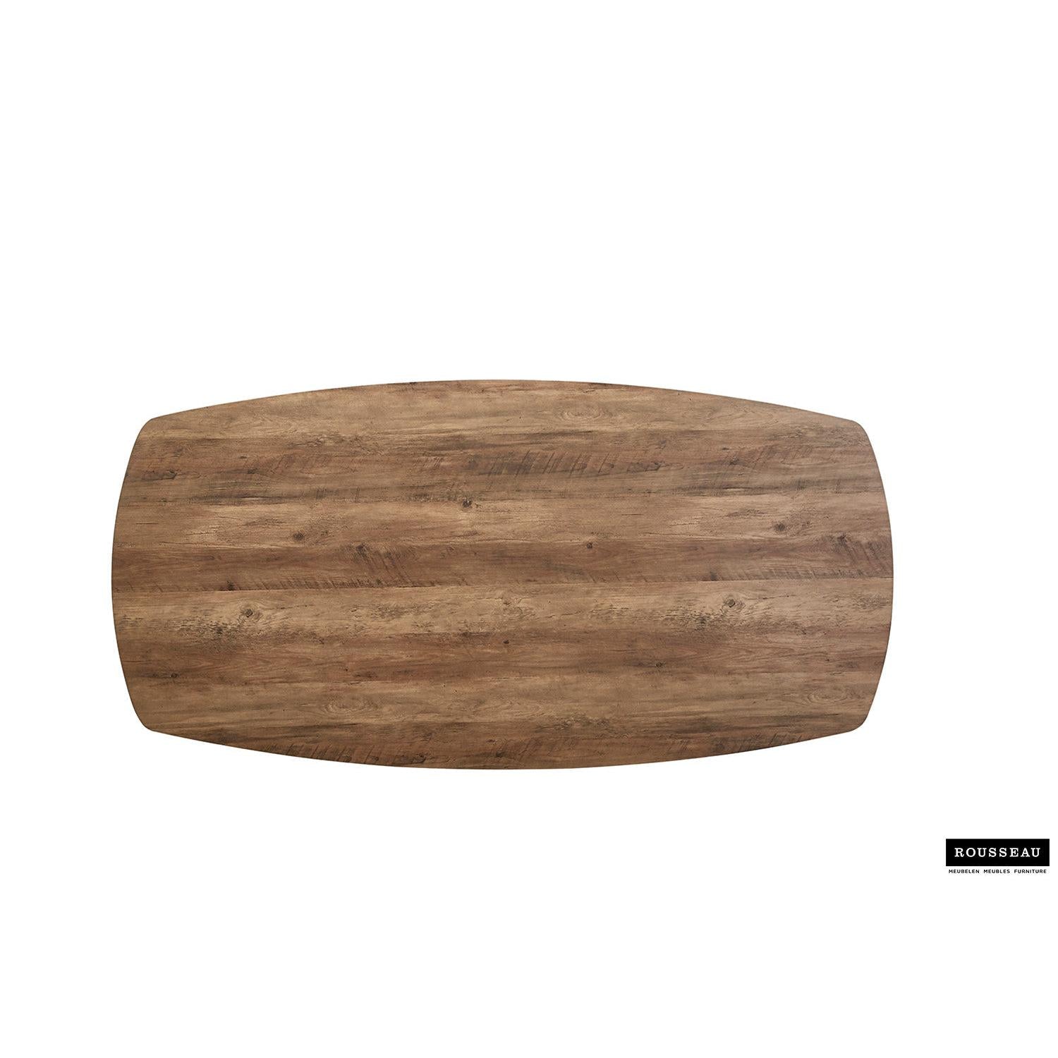 Esstisch Aziz 200cm Oval - Braun-Esstisch Oval-Rousseau-le canapé
