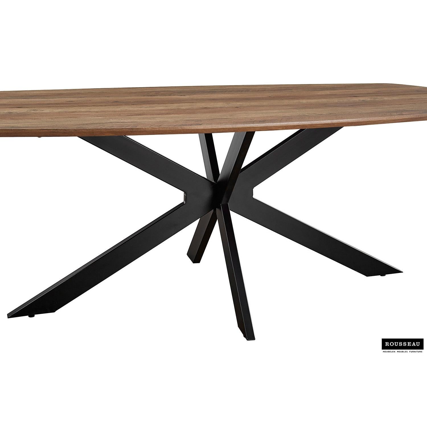 Esstisch Aziz 200cm Oval - Braun-Esstisch Oval-Rousseau-le canapé