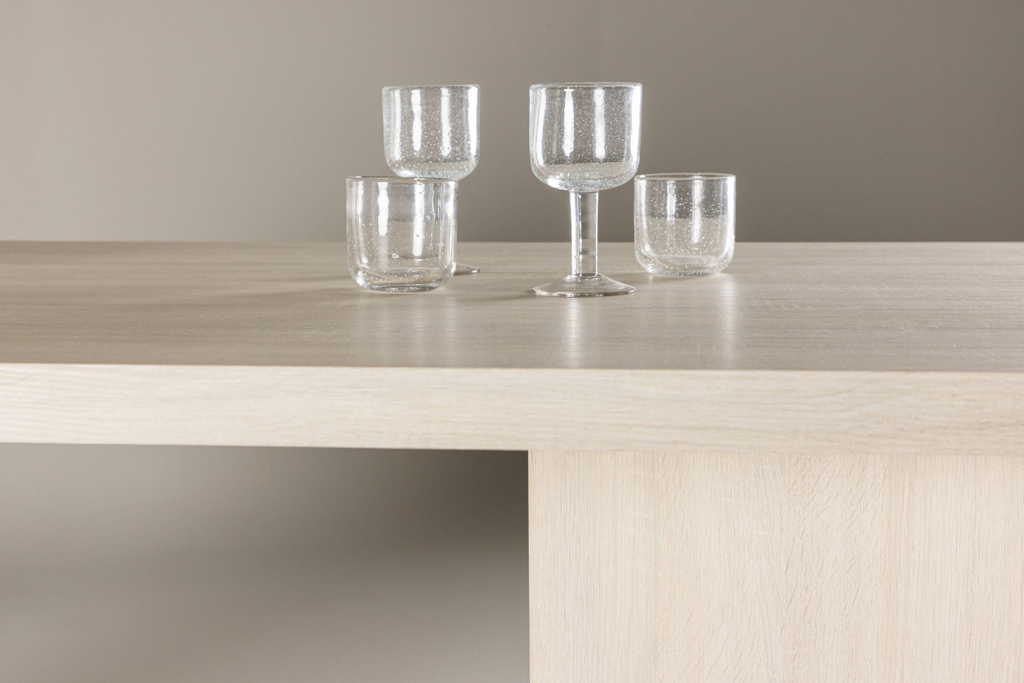Esstisch Bassholmen 180x90cm - Cremeweiß-Esstische Rechteckig-Vind-le canapé