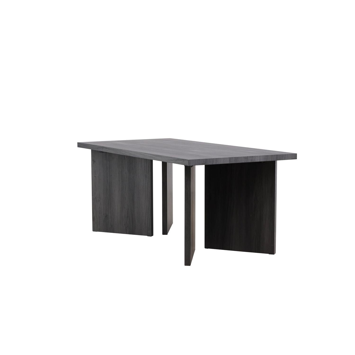 Esstisch Bassholmen 180x90cm - Schwarz-Esstisch Rechteckig-Vind-le canapé