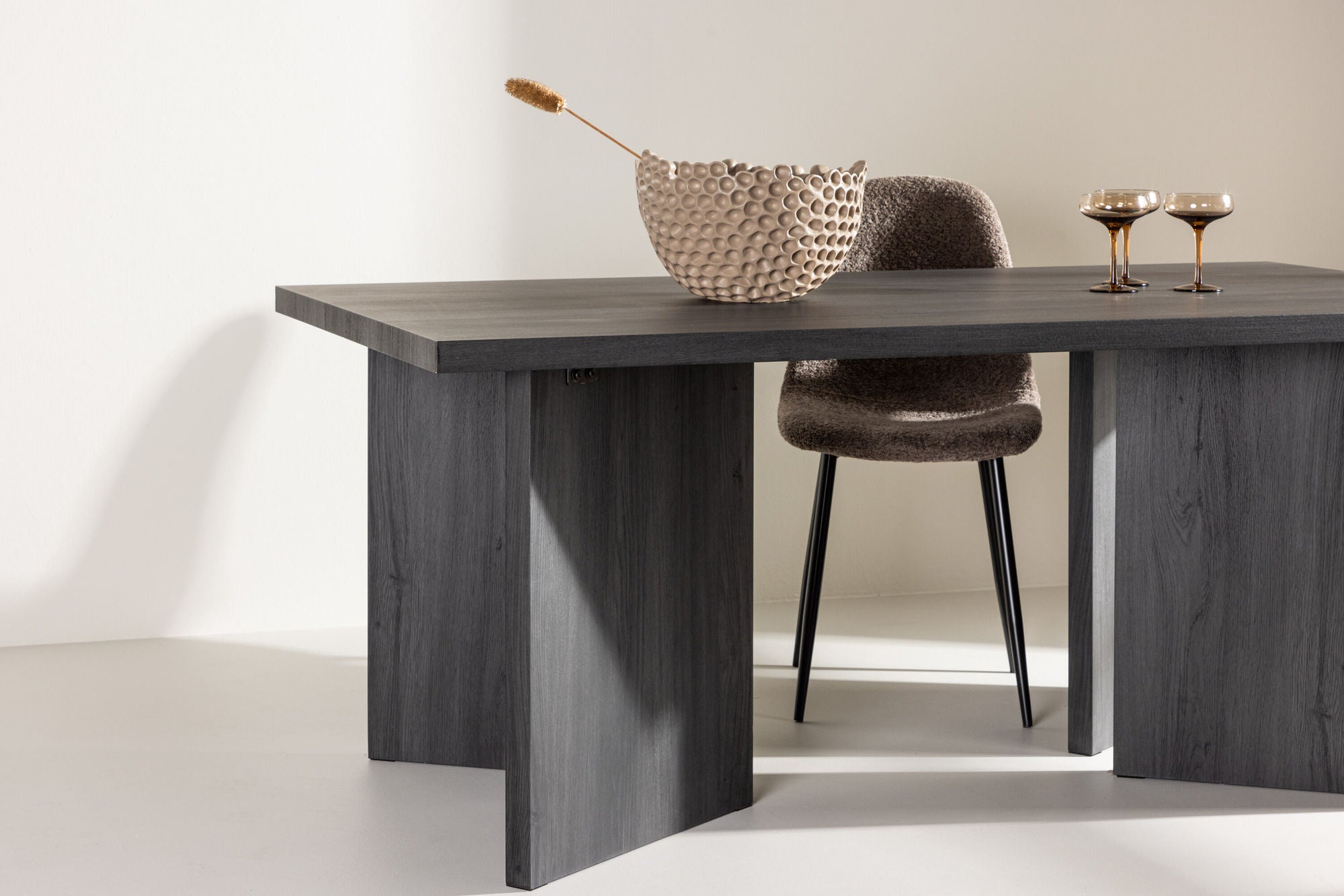 Esstisch Bassholmen 180x90cm - Schwarz-Esstische Rechteckig-Vind-le canapé