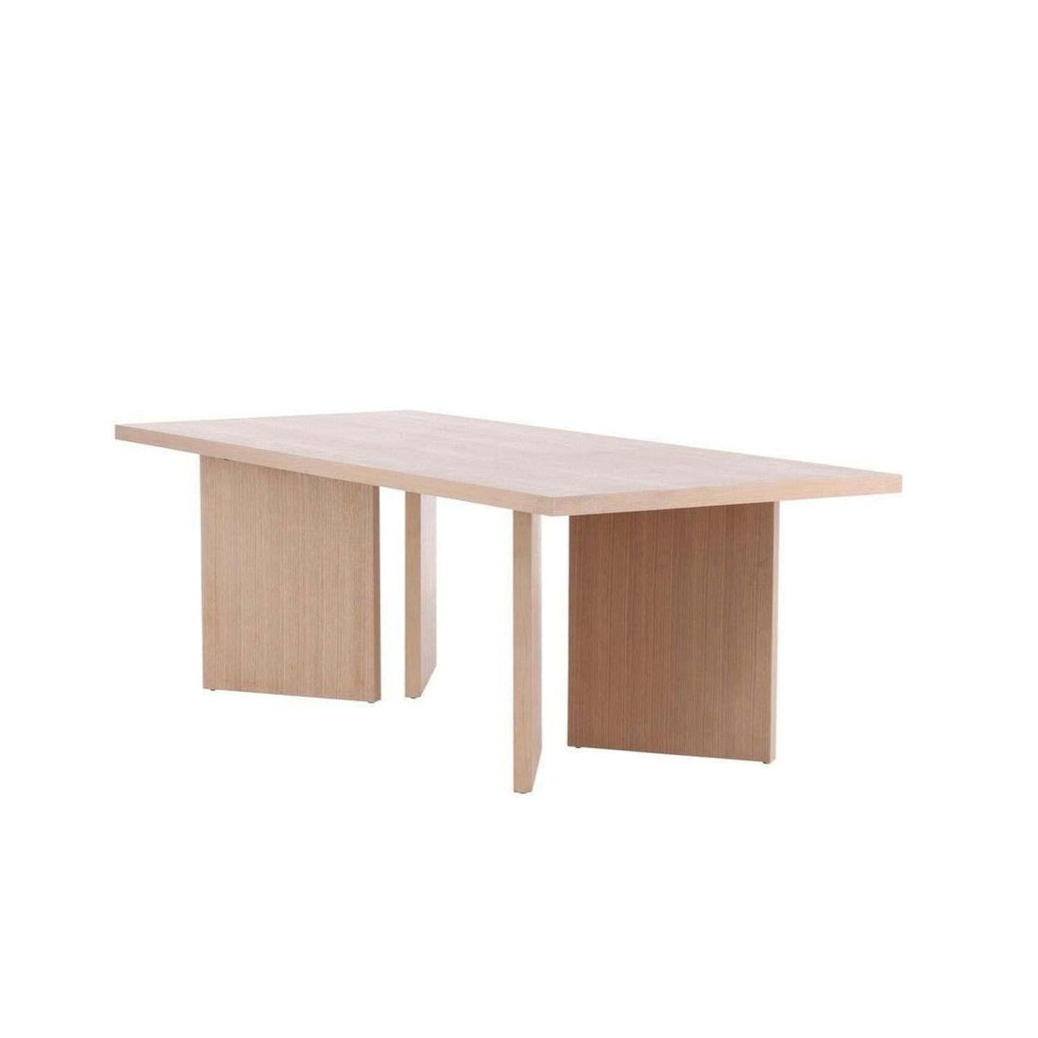 Esstisch Bassholmen 240*100cm - Cremeweiß-Esstische Rechteckig-Vind-le canapé