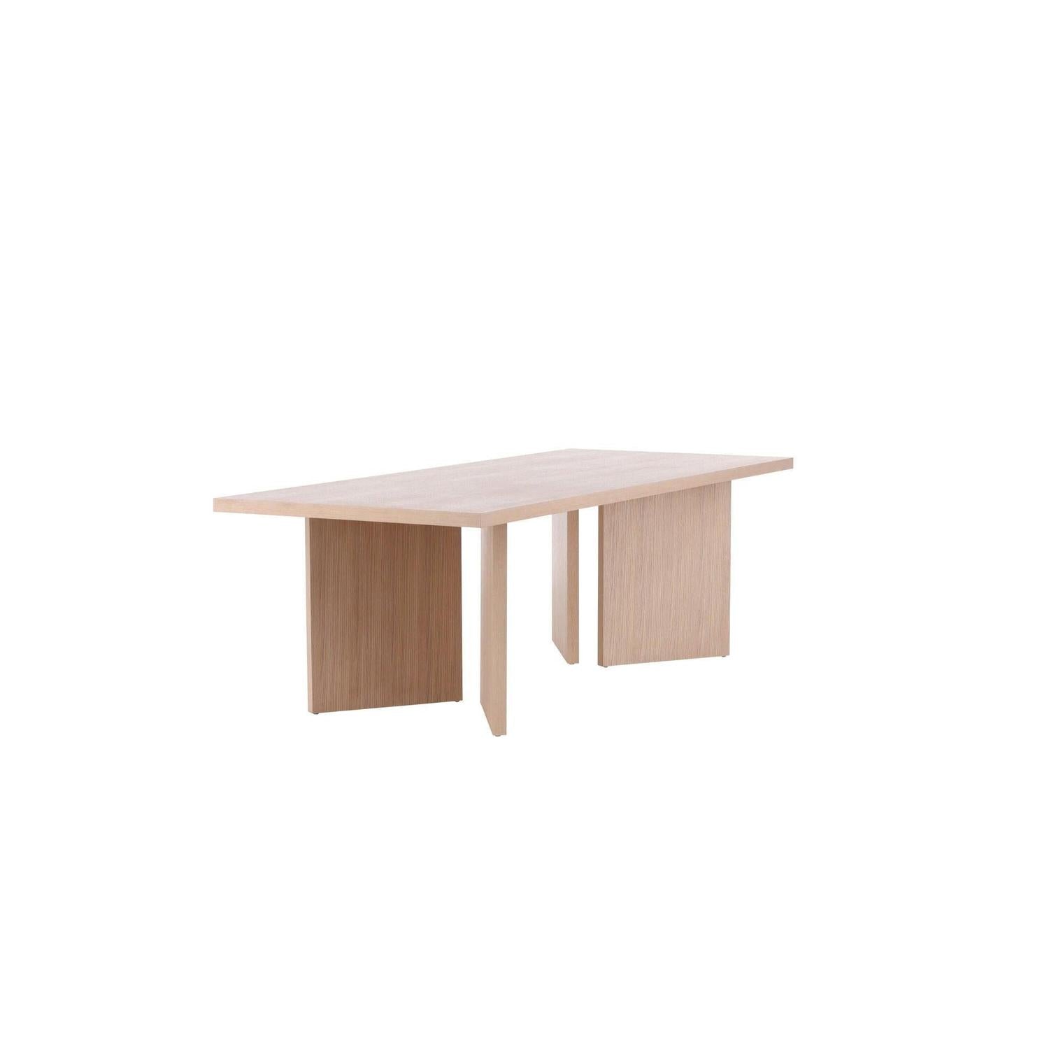 Esstisch Bassholmen 240*100cm - Cremeweiß-Esstische Rechteckig-Vind-le canapé