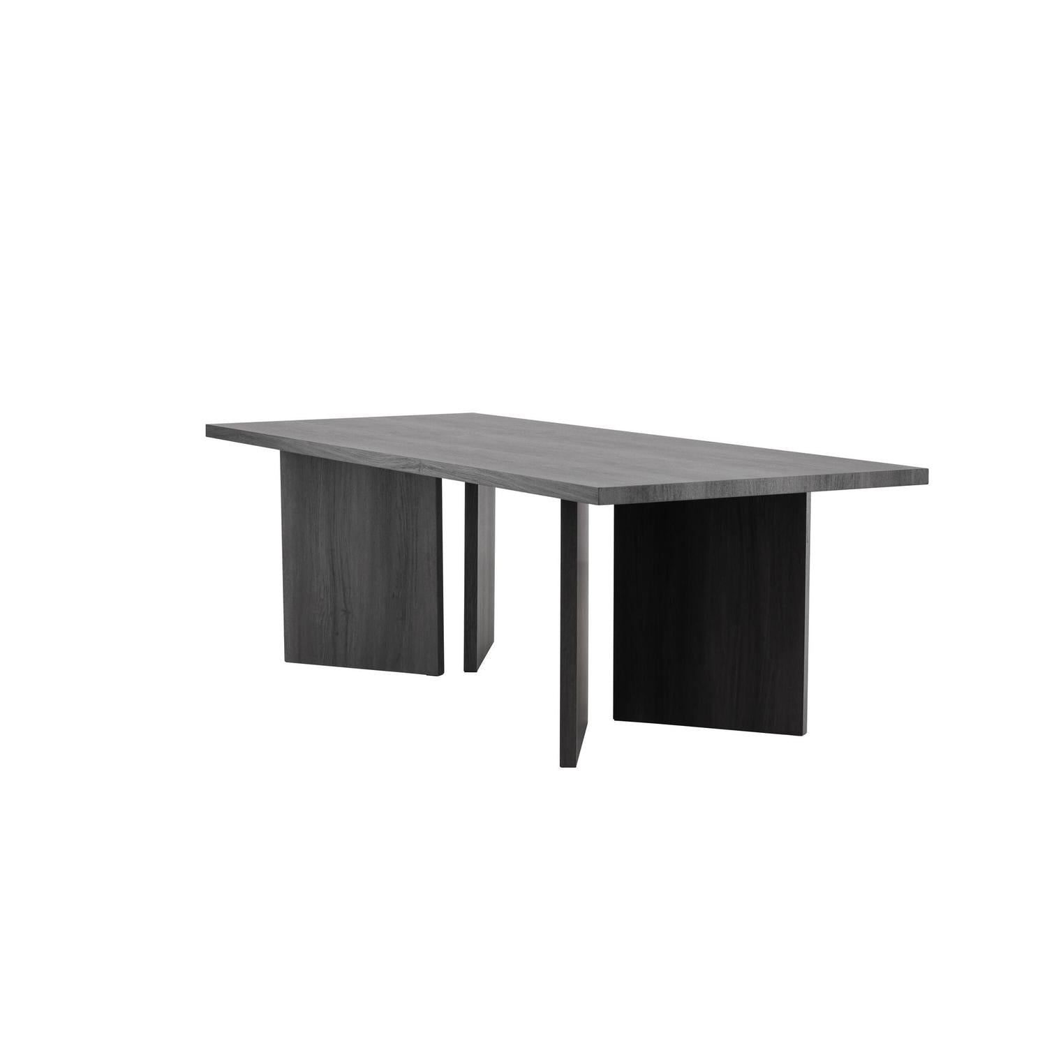 Esstisch Bassholmen 240*100cm - Schwarz-Esstische Rechteckig-Vind-le canapé