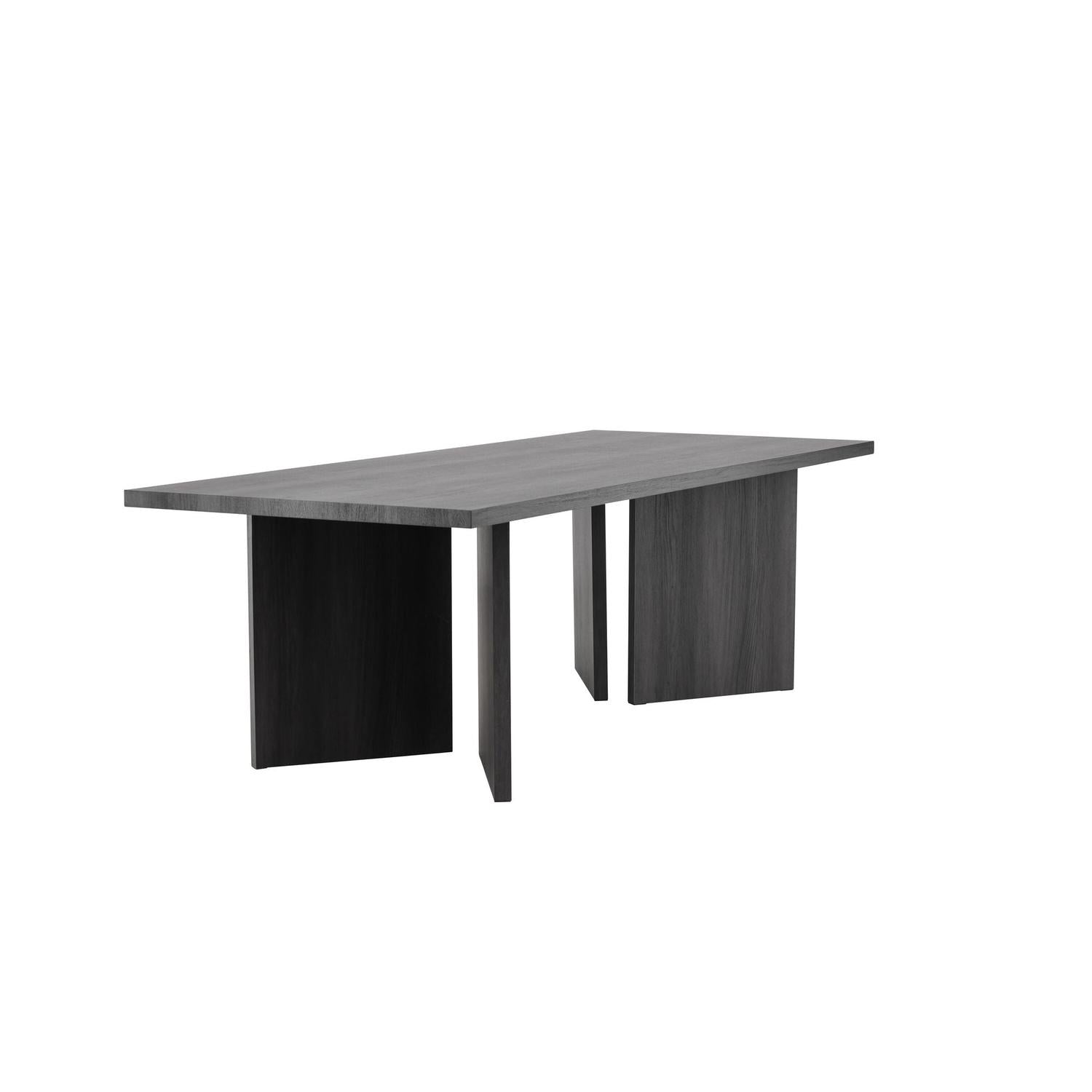 Esstisch Bassholmen 240*100cm - Schwarz-Esstische Rechteckig-Vind-le canapé