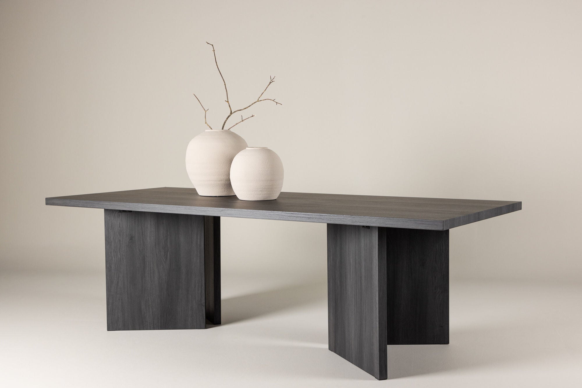 Esstisch Bassholmen 240*100cm - Schwarz-Esstische Rechteckig-Vind-le canapé