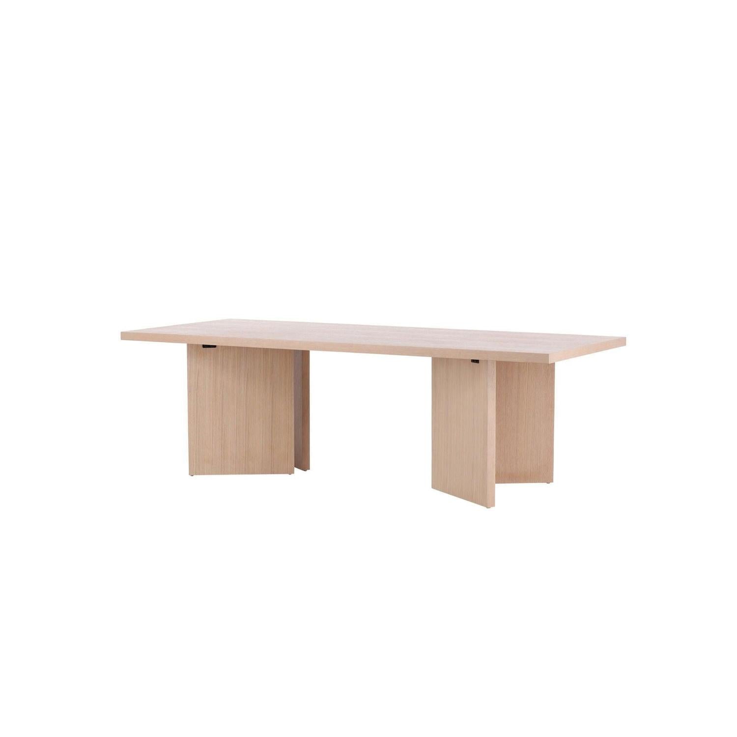 Esstisch Bassholmen 240cm - Whitewash-Esstisch Rechteckig-Vind-le canapé