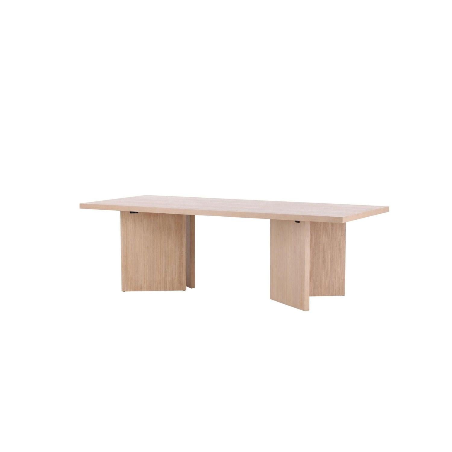 Esstisch Bassholmen 240cm - Whitewash-Esstisch Rechteckig-Vind-le canapé