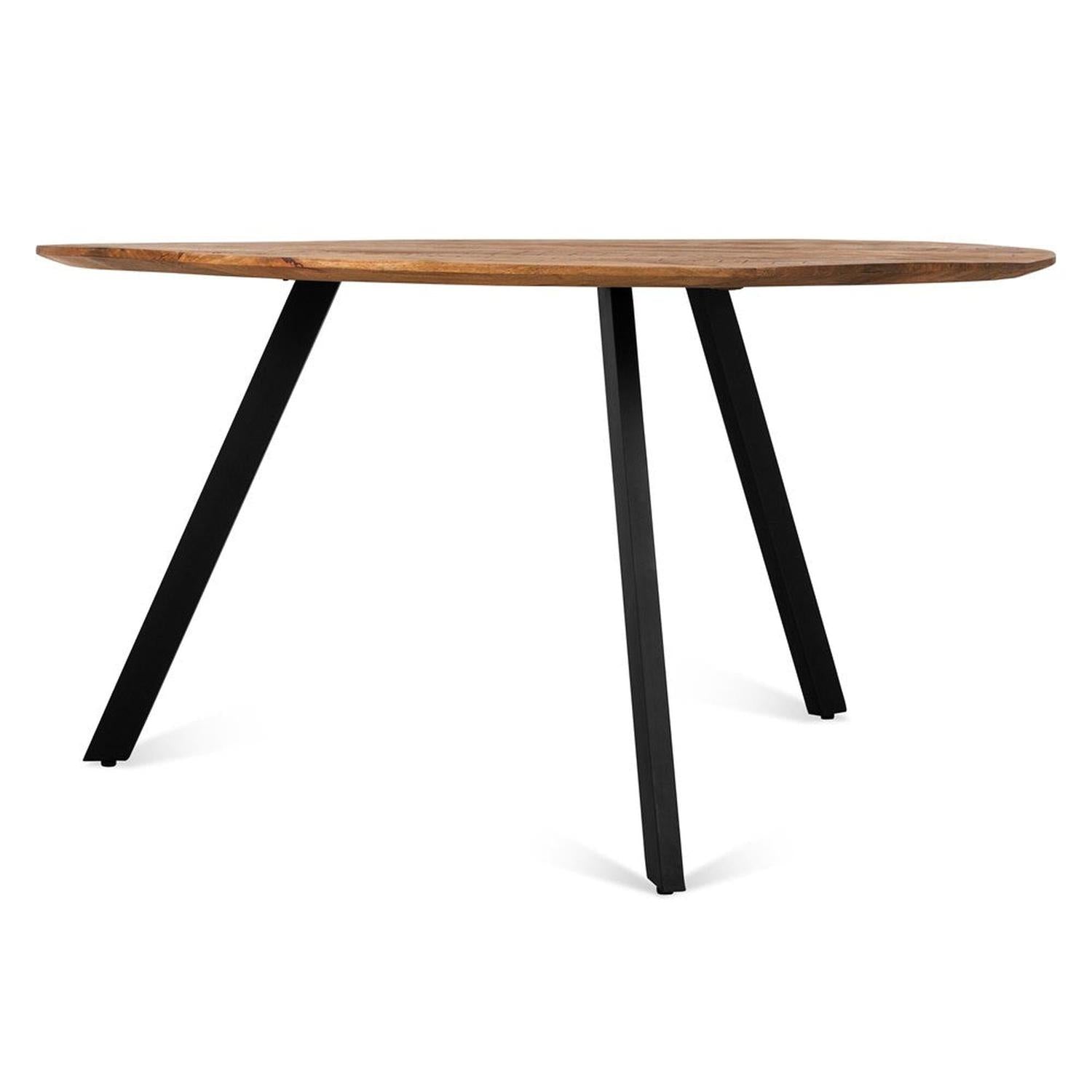 Esstisch Berlin aus Mangoholz Ø130cm - Hellbraun-Esstische Rund-Benoa-le canapé