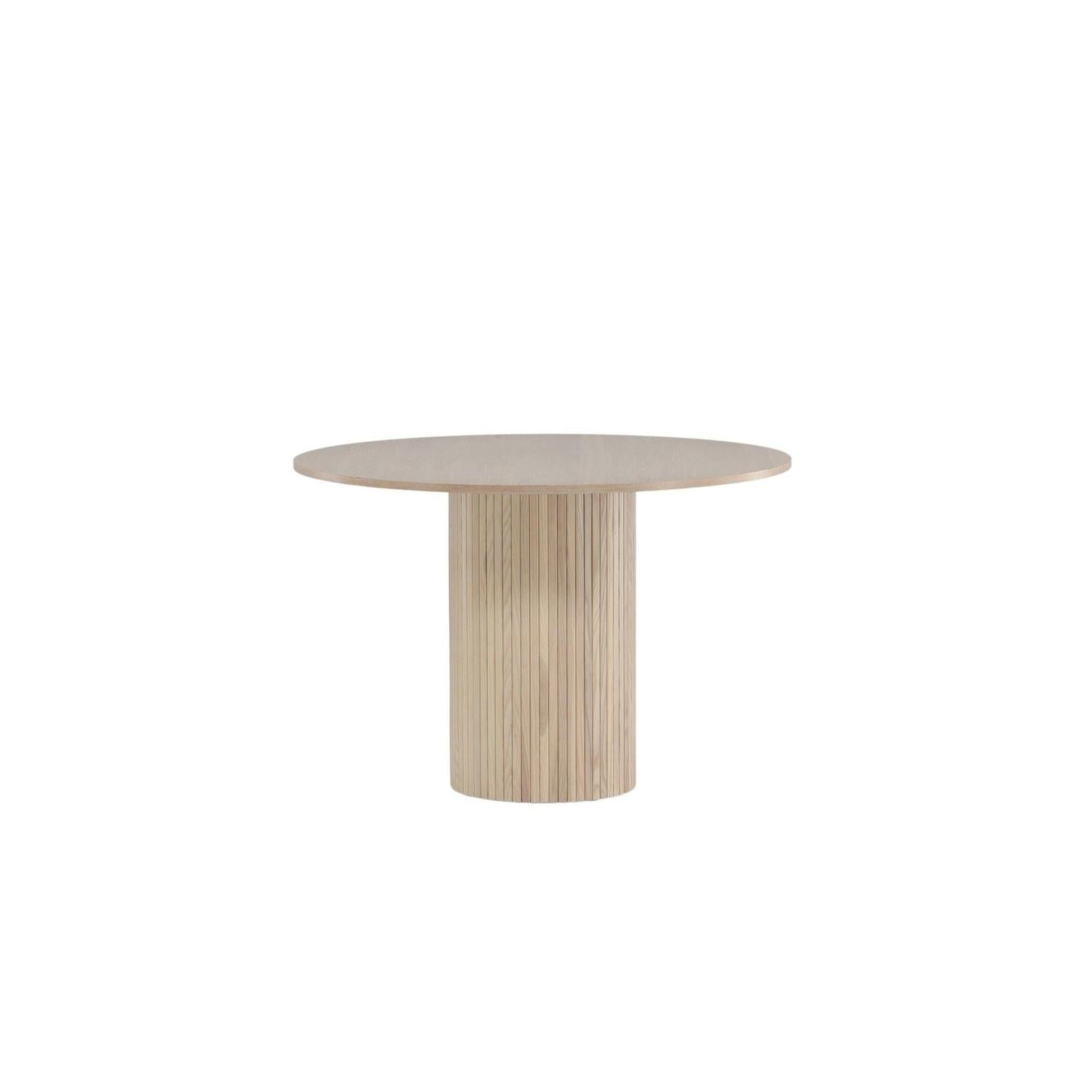 Esstisch Bianca Ø110cm - Kalkweiß-Esstisch Rund-Venture Home-le canapé