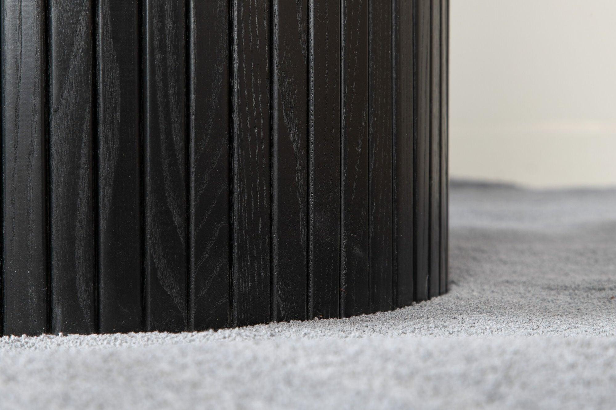 Esstisch Bianca Ø110cm - Schwarz-Esstische Rund-Venture Home-le canapé