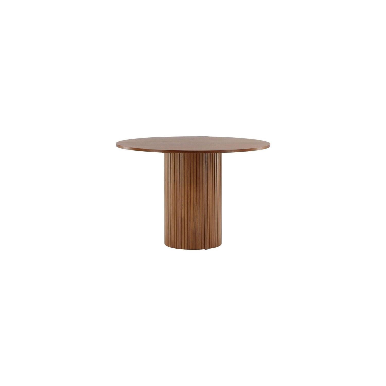 Esstisch Bianca ø110cm - Walnuss-Esstisch Rund-Venture Home-le canapé