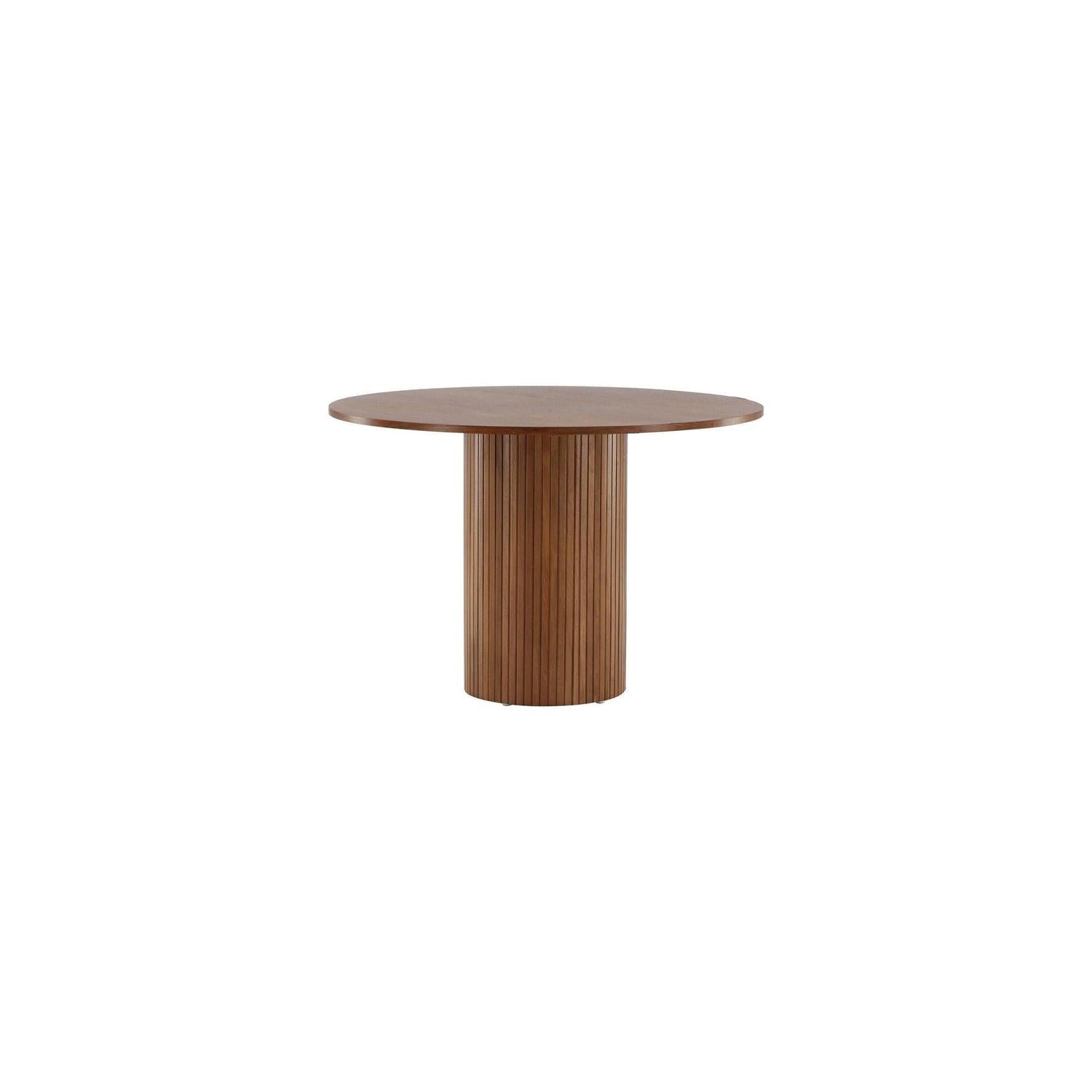 Esstisch Bianca ø110cm - Walnuss-Esstisch Rund-Venture Home-le canapé