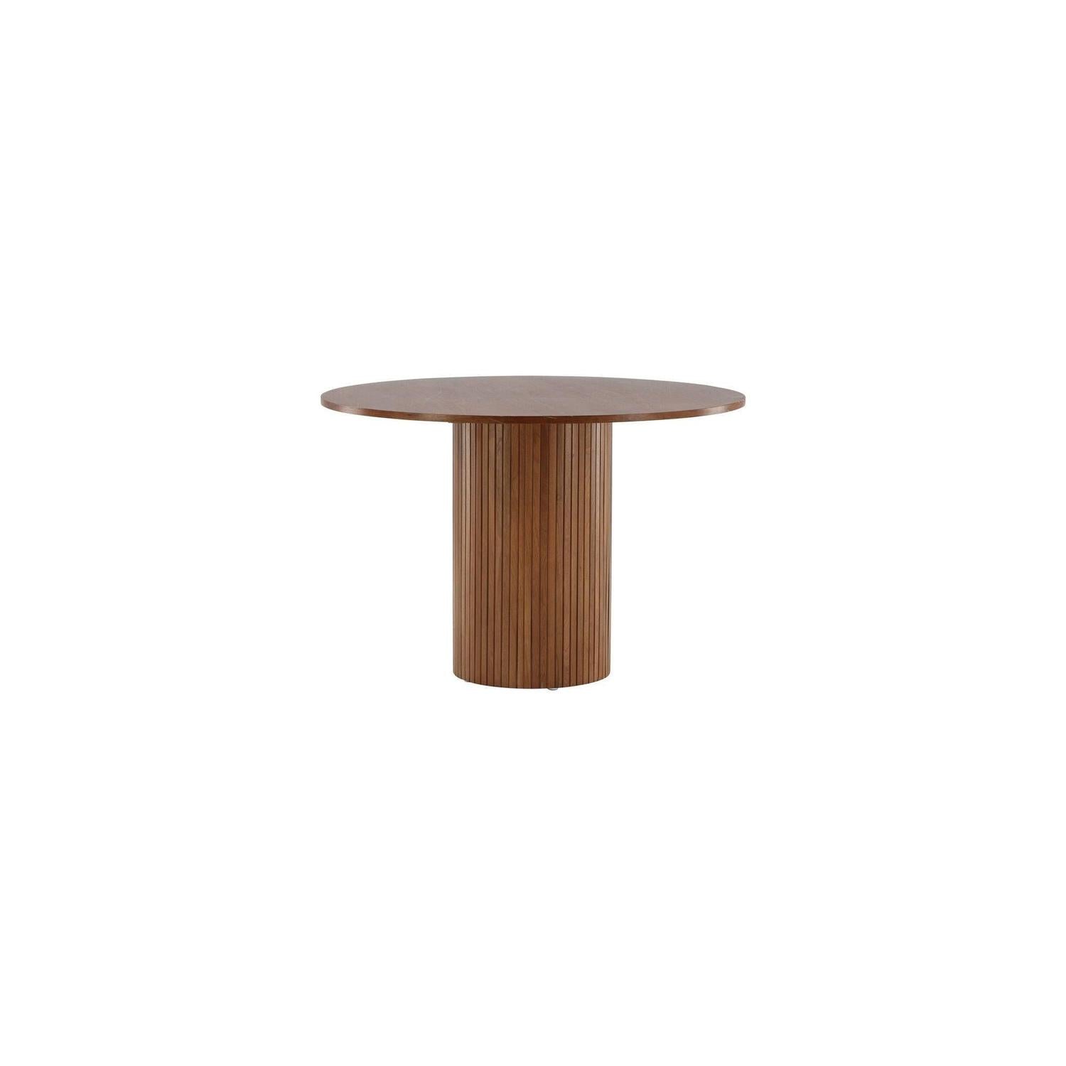 Esstisch Bianca ø110cm - Walnuss-Esstisch Rund-Venture Home-le canapé