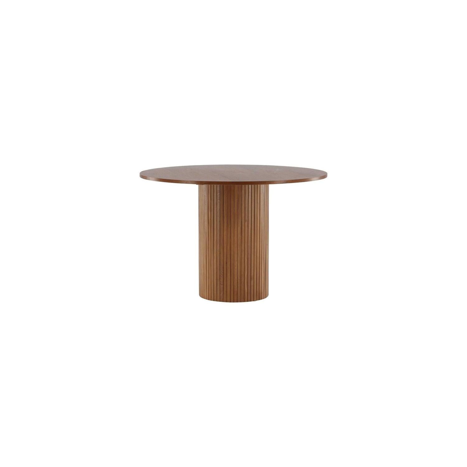 Esstisch Bianca ø110cm - Walnuss-Esstisch Rund-Venture Home-le canapé