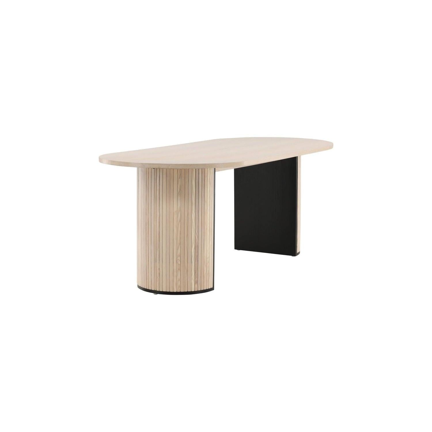 Esstisch Bianca Oval 200*90cm - Kalkweiß-Esstisch Oval-Venture Home-le canapé