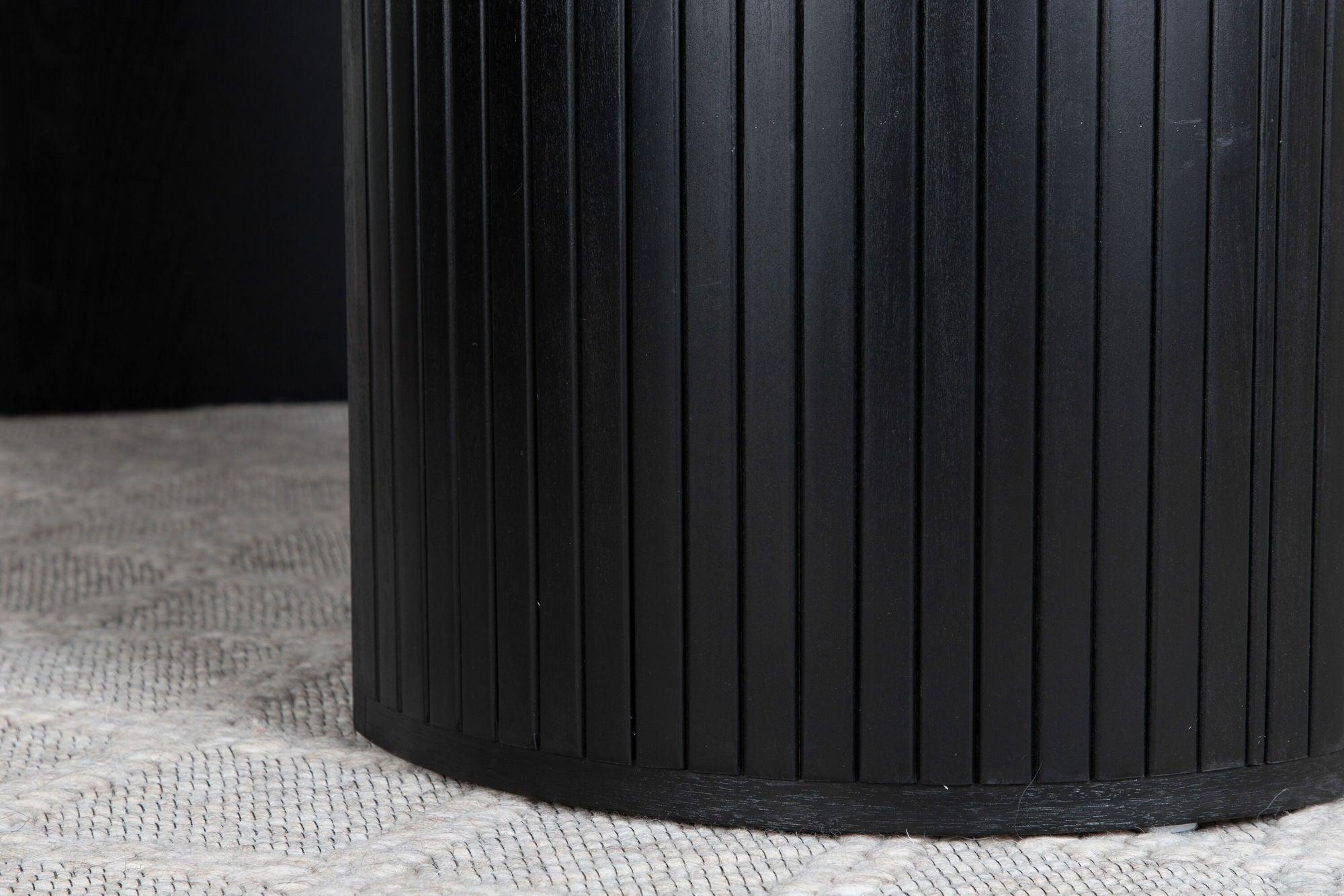 Esstisch Bianca Oval 200*90cm - Schwarz-Esstisch Oval-Venture Home-le canapé
