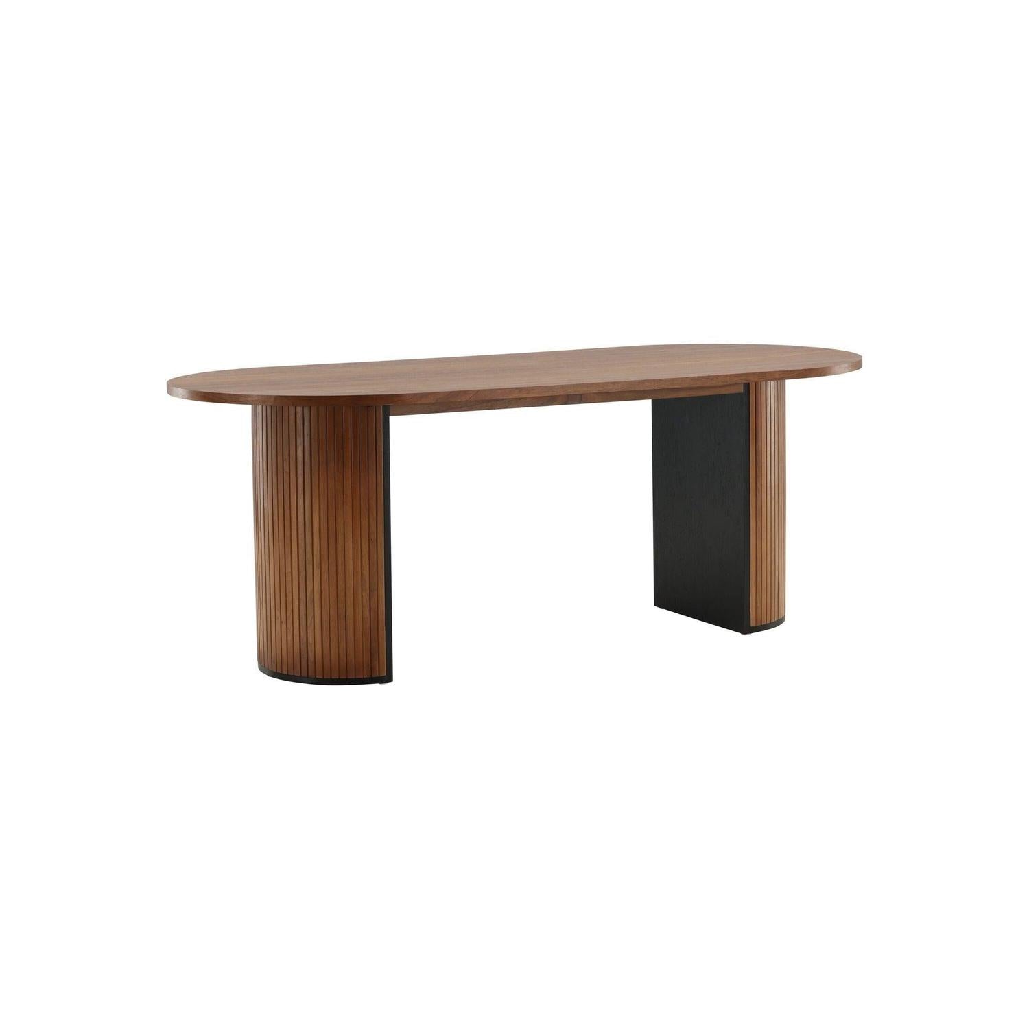 Esstisch Bianca Oval 200*90cm - Walnuss-Esstische Oval-Venture Home-le canapé
