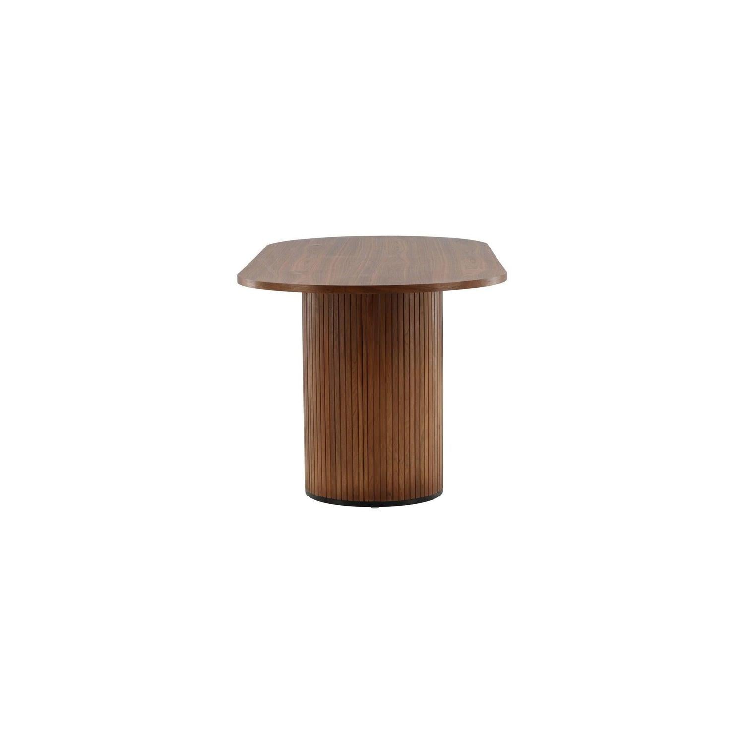 Esstisch Bianca Oval 200*90cm - Walnuss-Esstische Oval-Venture Home-le canapé