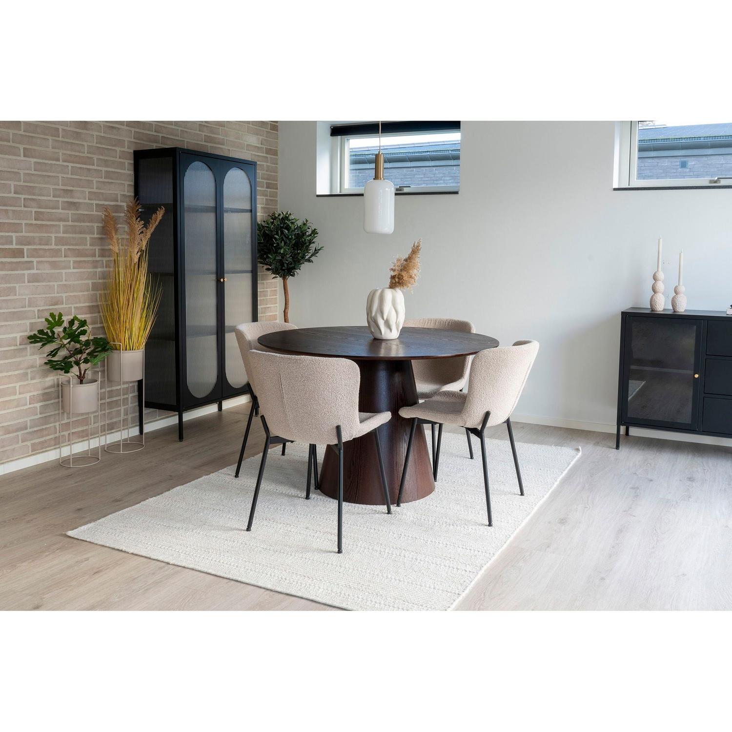 Esstisch Bolton ø120cm - Walnuß-Esstisch Rund-House Nordic-le canapé