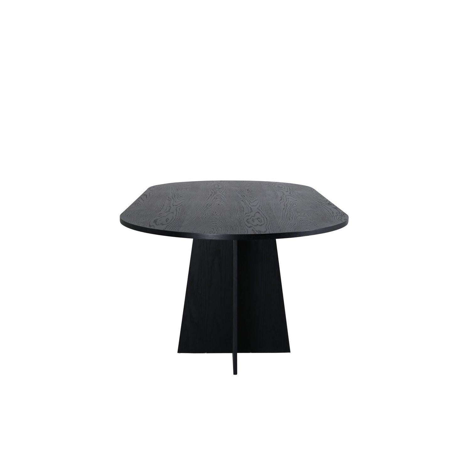 Esstisch Bootcut 230*115cm - Schwarz-Esstische Oval-Venture Home-le canapé