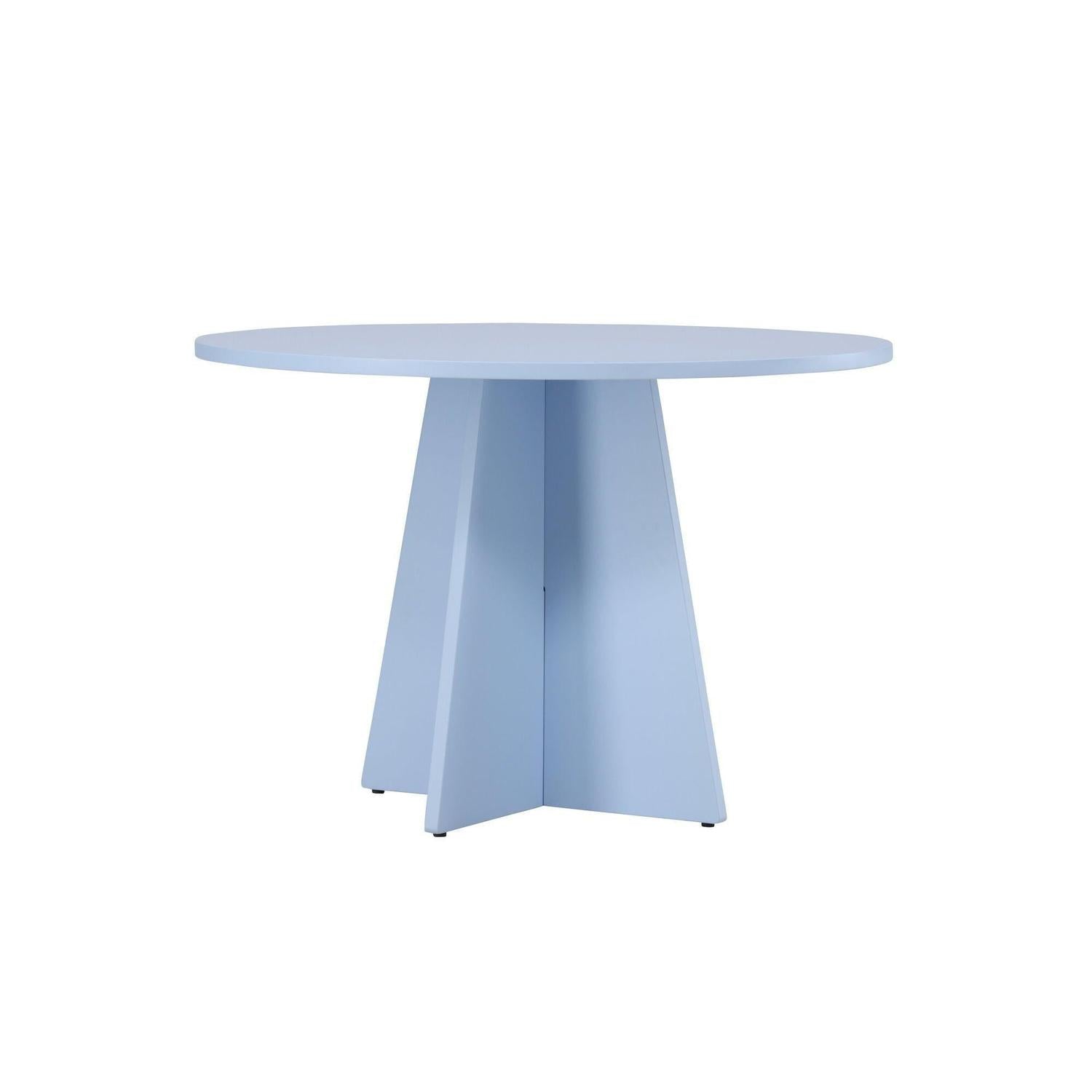 Esstisch Bootcut Ø110cm - Babyblau-Esstische Rund-Venture Home-le canapé