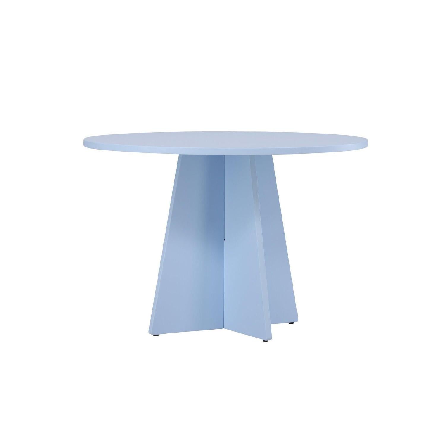 Esstisch Bootcut Ø110cm - Babyblau-Esstische Rund-Venture Home-le canapé