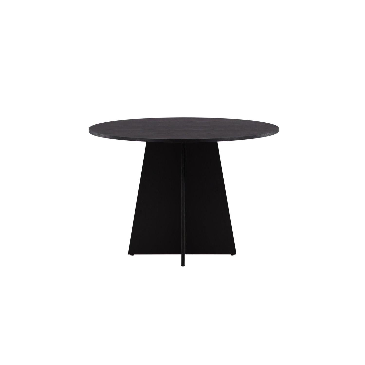 Esstisch Bootcut Ø110cm - Schwarz-Esstische Rund-Venture Home-le canapé