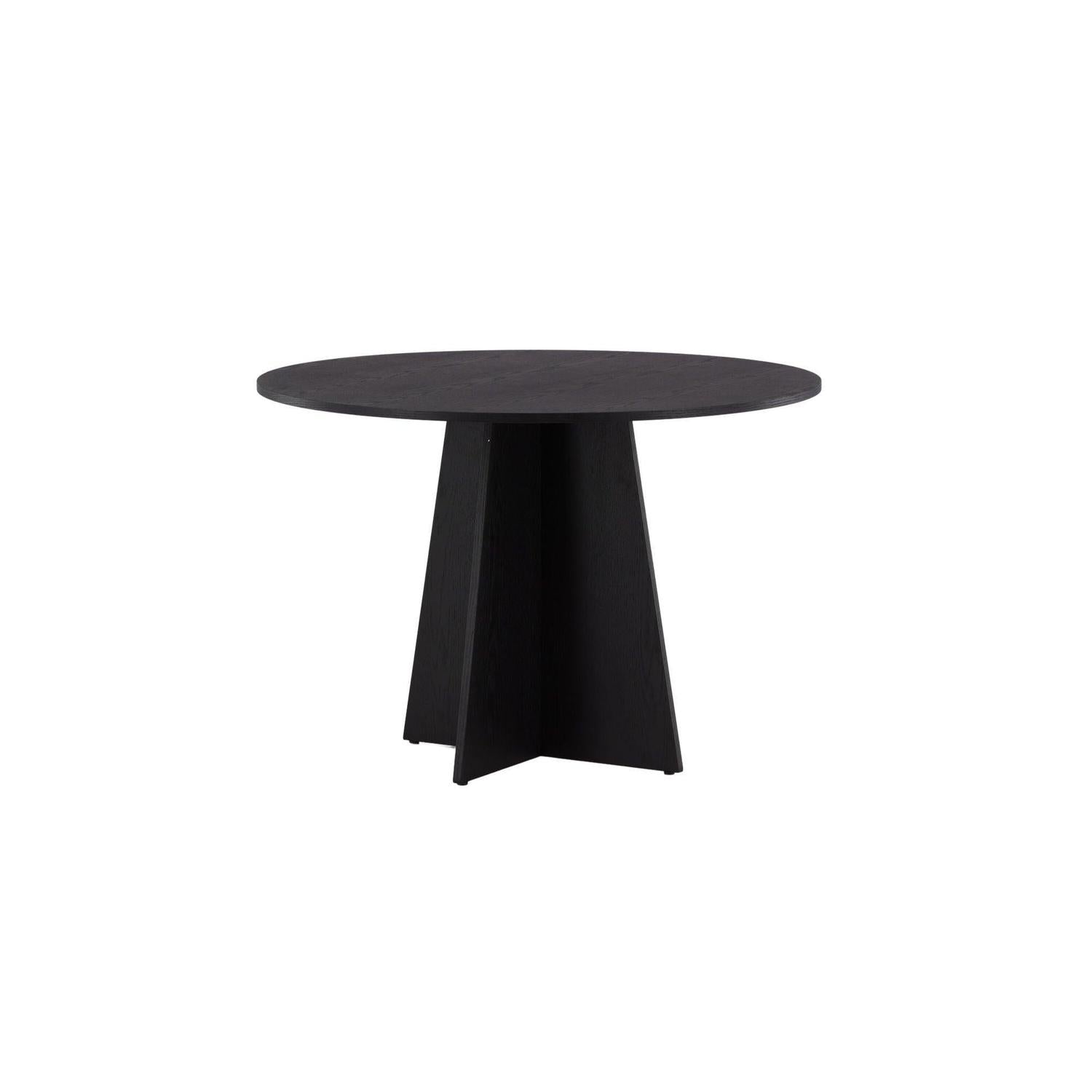 Esstisch Bootcut Ø110cm - Schwarz-Esstische Rund-Venture Home-le canapé