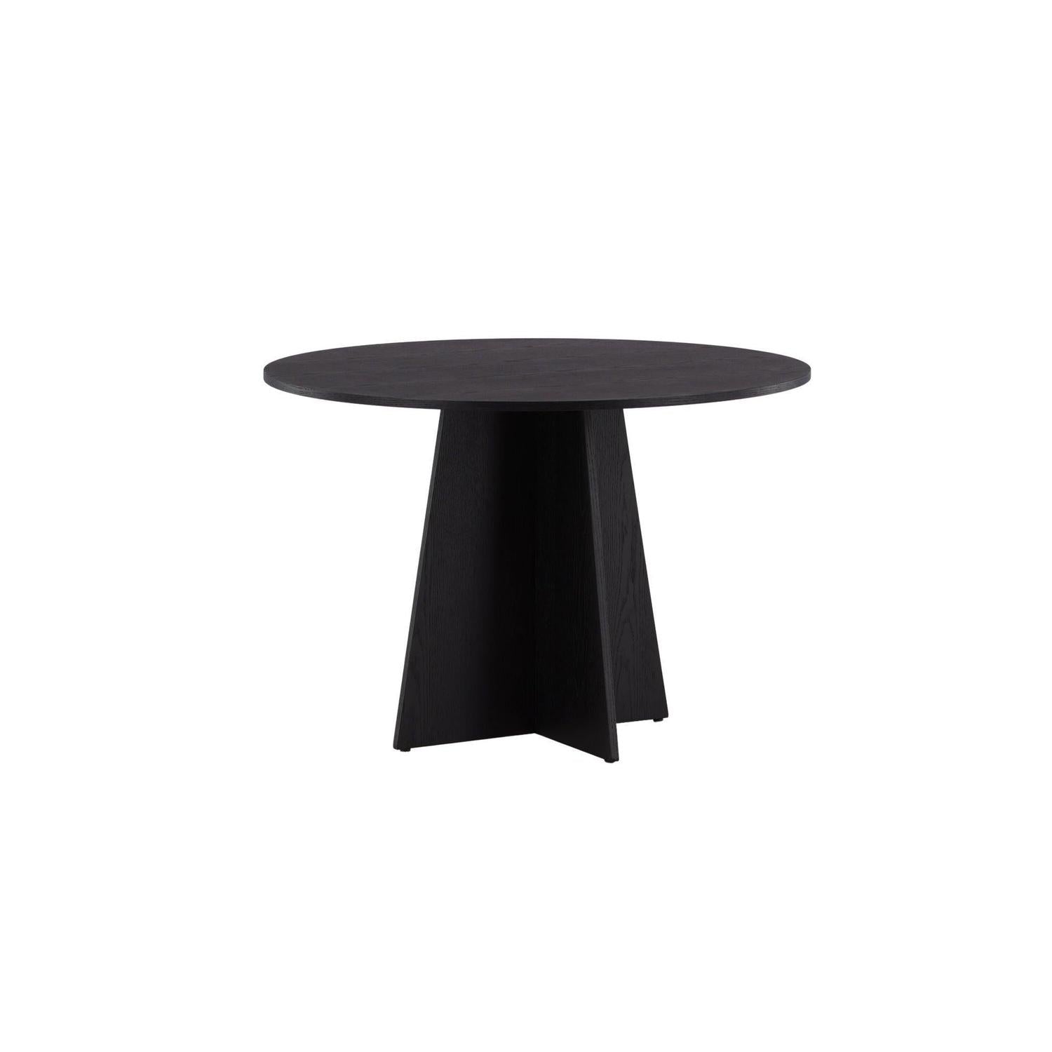 Esstisch Bootcut Ø110cm - Schwarz-Esstische Rund-Venture Home-le canapé