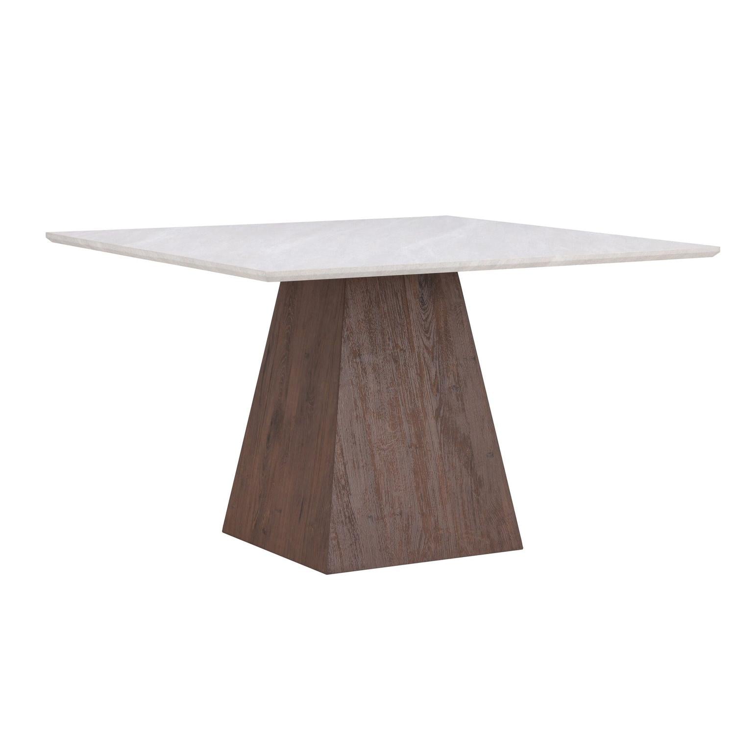 Esstisch Cael 120*120cm - Mokka-Esstisch Rechteckig-Venture Home-le canapé