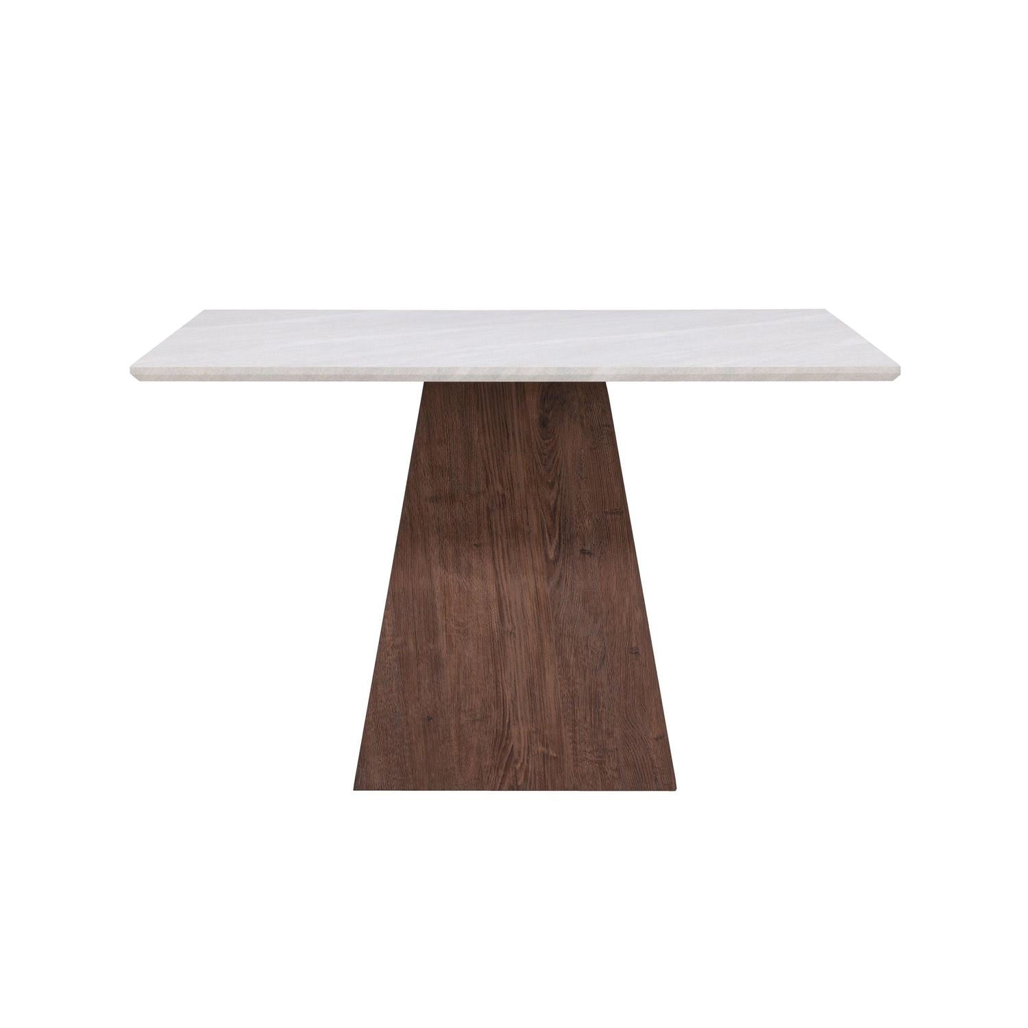 Esstisch Cael 120*120cm - Mokka-Esstisch Rechteckig-Venture Home-le canapé