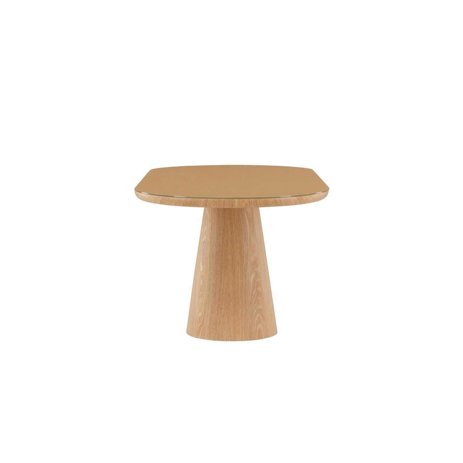 Esstisch Castor Oval 200x90cm - Natur-Esstisch Oval-Venture Home-le canapé