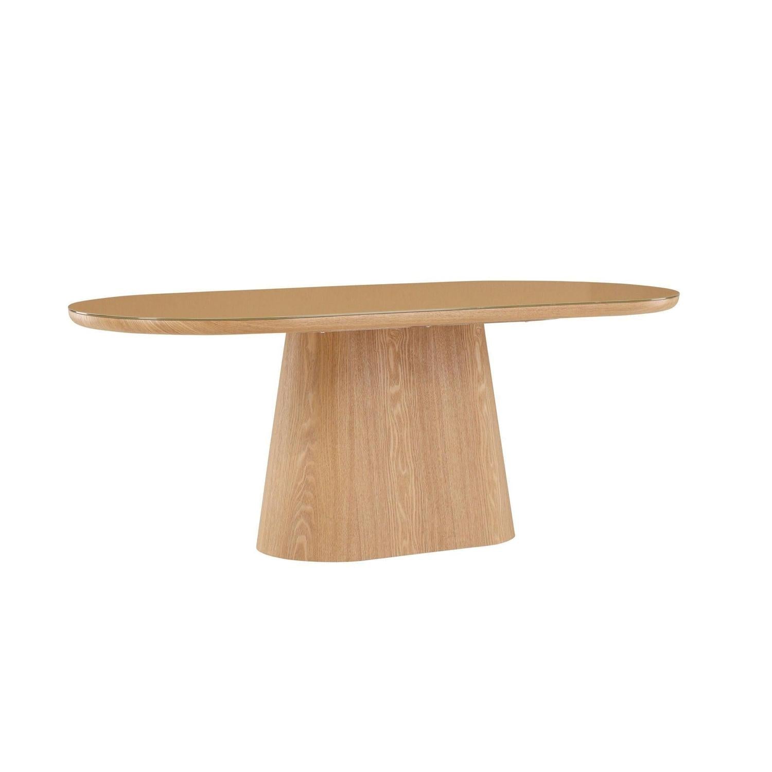 Esstisch Castor Oval 200x90cm - Natur-Esstisch Oval-Venture Home-le canapé