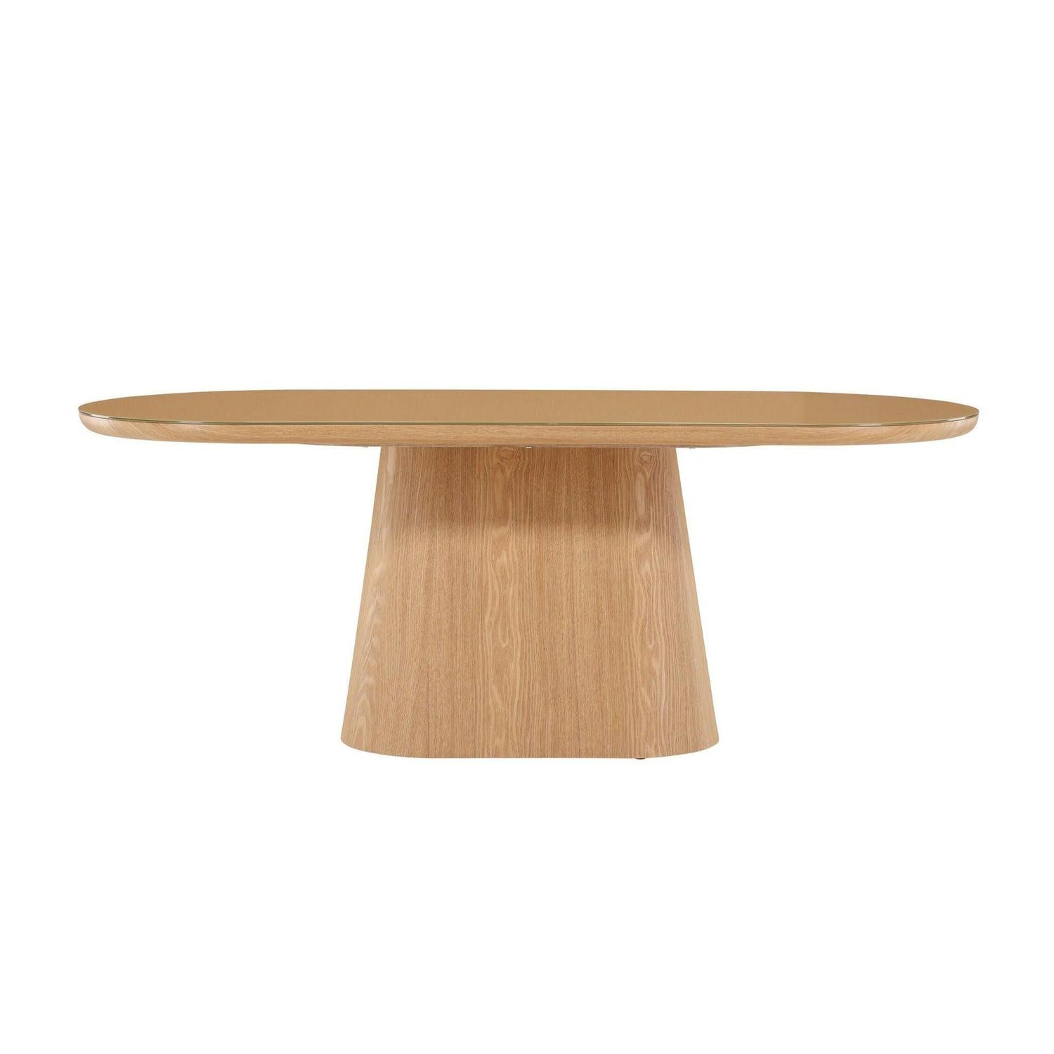 Esstisch Castor Oval 200x90cm - Natur-Esstisch Oval-Venture Home-le canapé