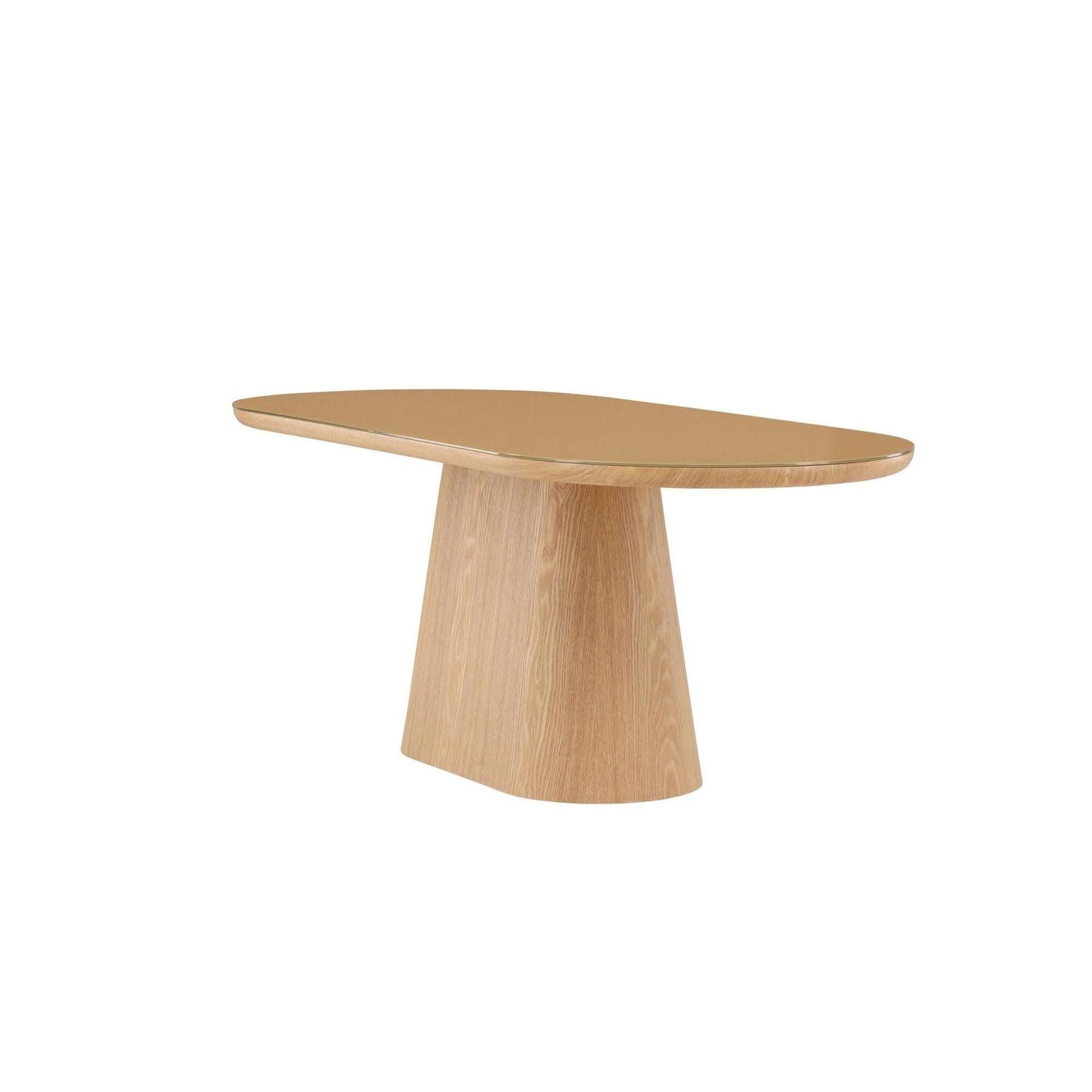 Esstisch Castor Oval 200x90cm - Natur-Esstisch Oval-Venture Home-le canapé